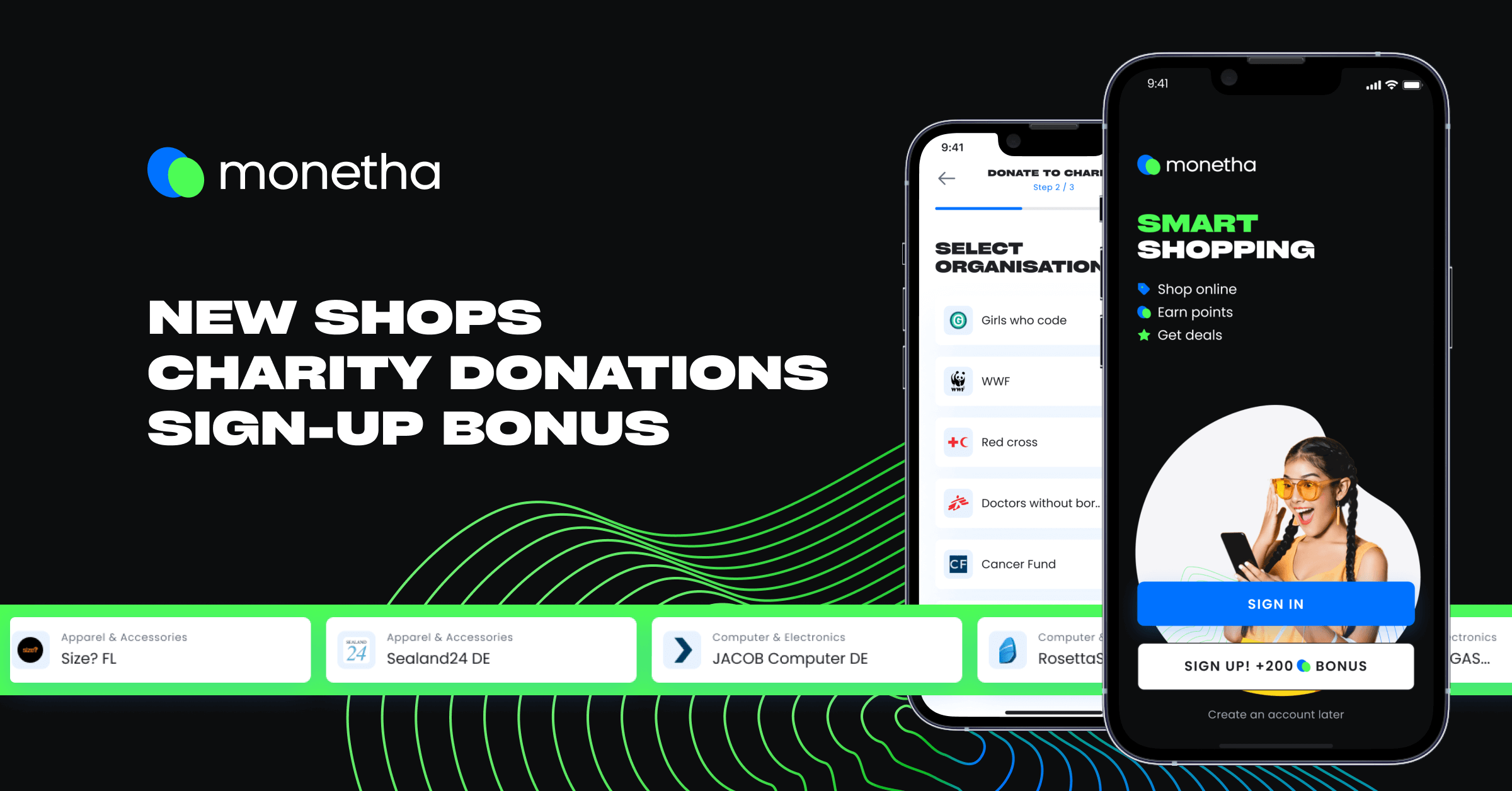 Monetha update charity 2