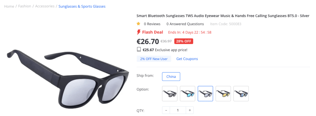 best sunglasses deals image 2 - Monetha