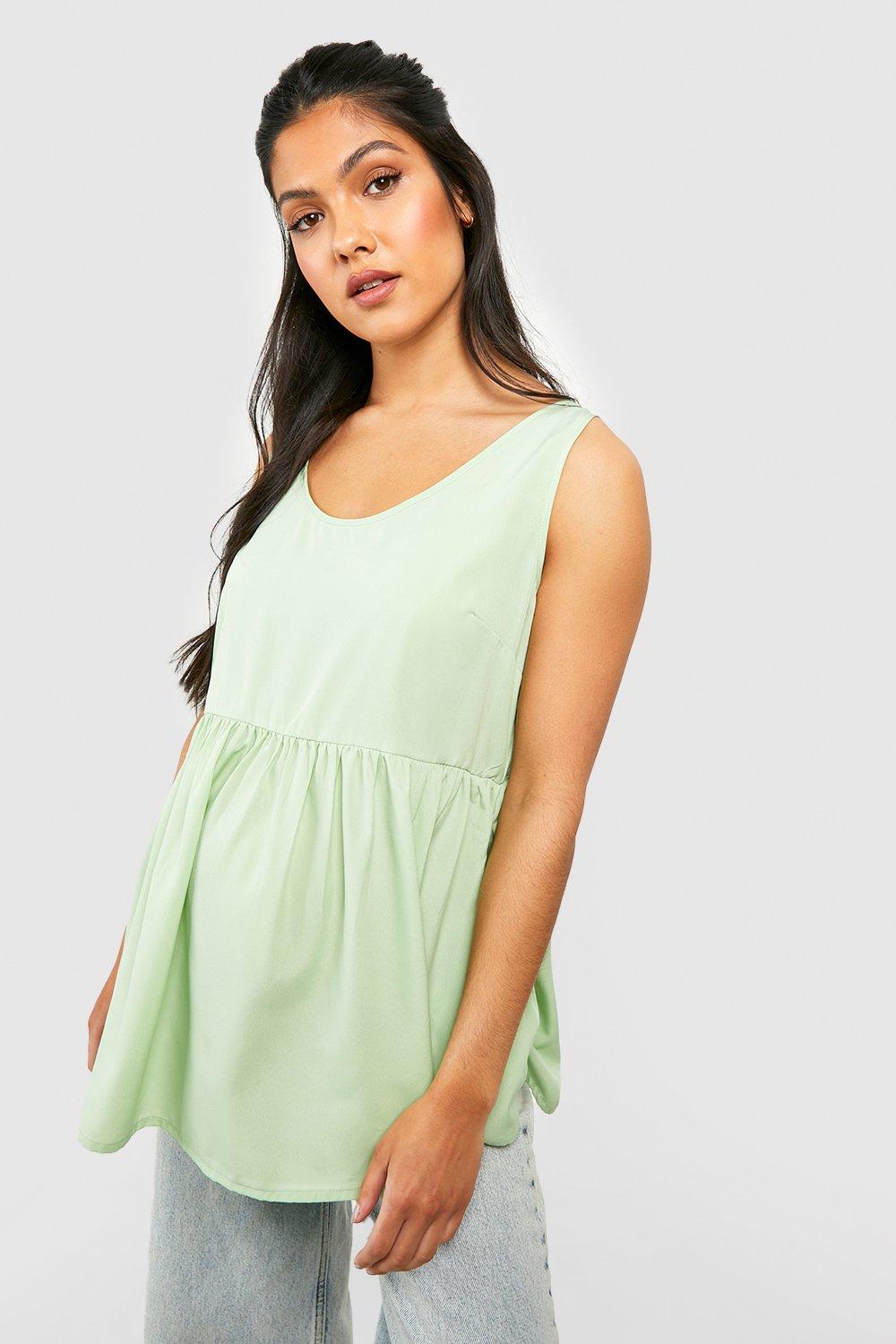 female sage maternity smock tank top top - Monetha