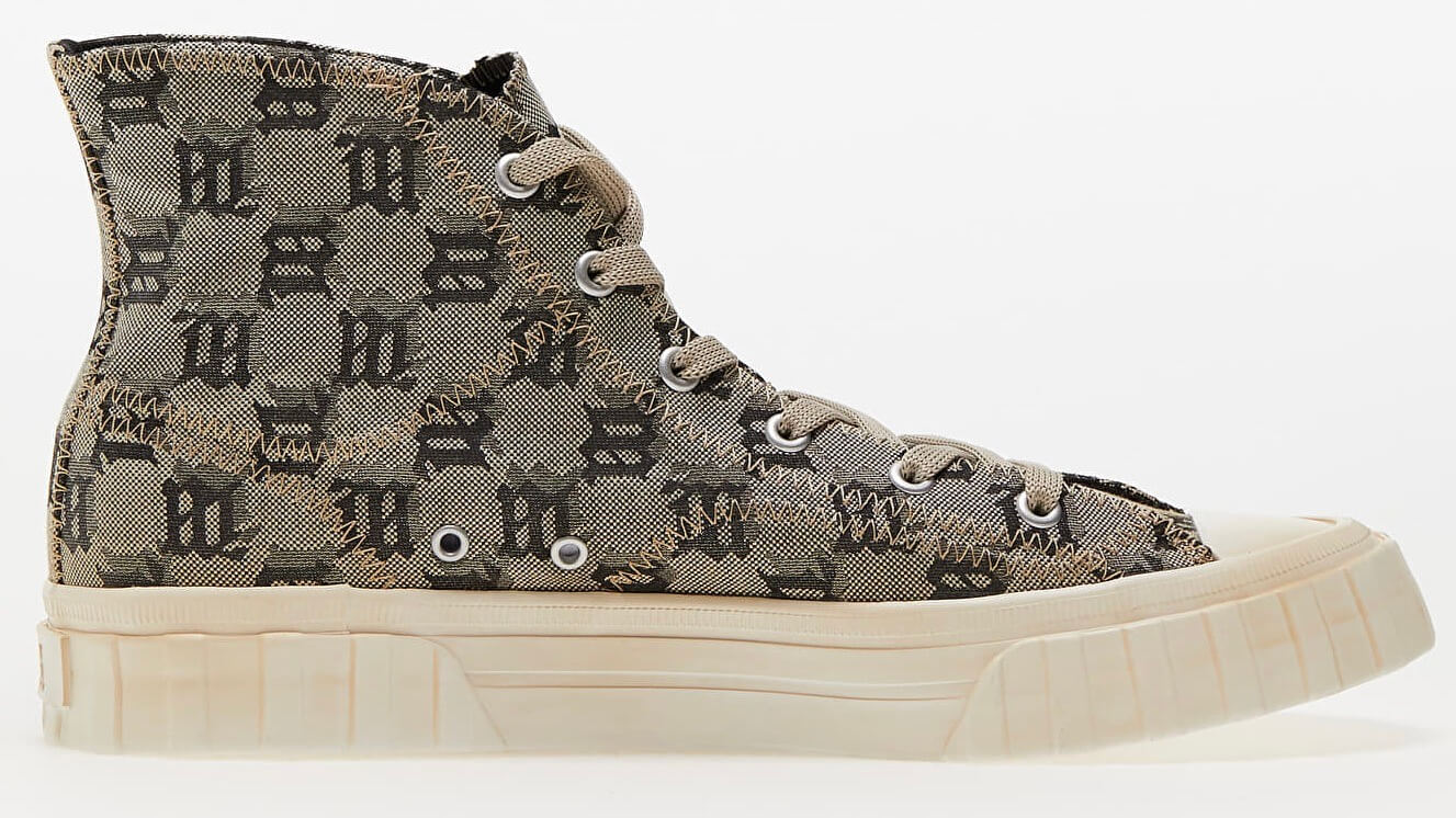 MISBHV ARMY SNEAKER HIGH MONOGRAM BEIGE - Monetha