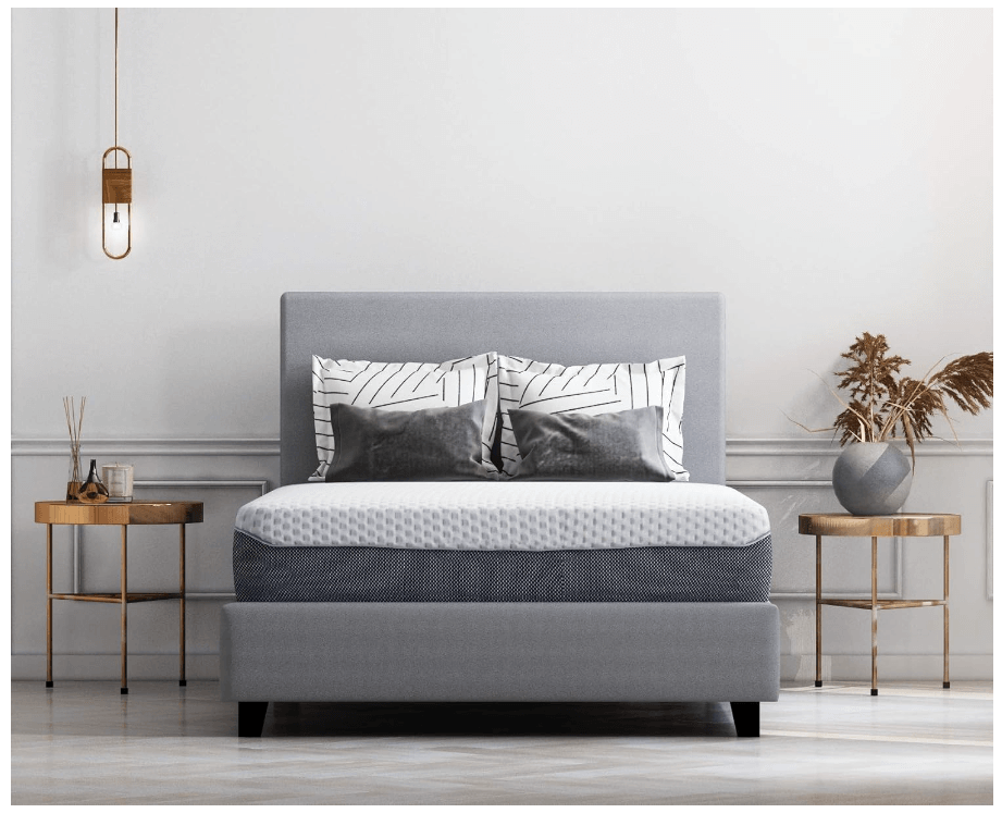 Signature Design by Ashley Queen Size Chime Elite 12 Inch Plush Green Tea and Charcoal Gel Memory Foam Mattress Discounts and Cashback