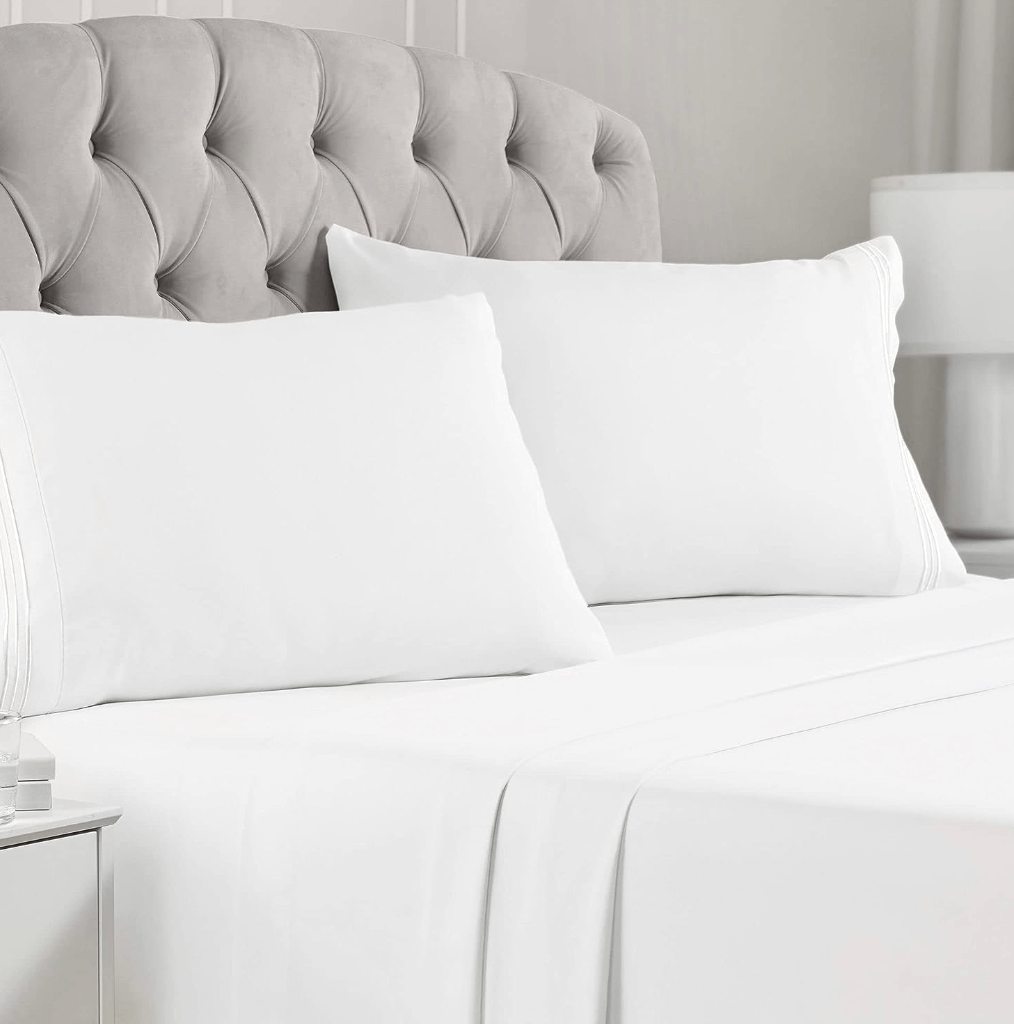 Mellanni Queen Sheet Set - 4 PC Iconic Collection Bedding Sheets & Pillowcases Discounts and Cashback