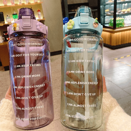 IMAGE 4 SEE THROUGH WATER BOTTLE - Monetha