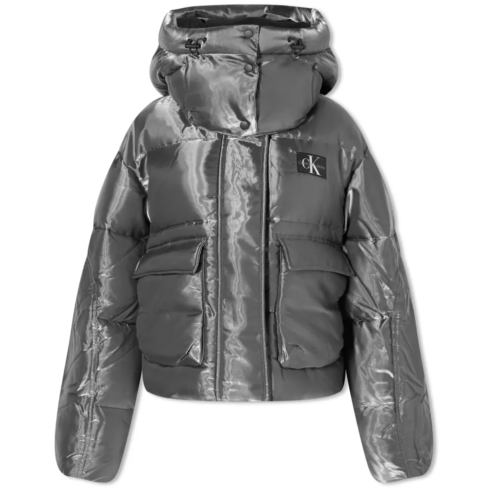 Calvin Klein Liquid Metal Puffer Jacket Discounts and Cashback