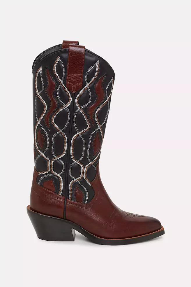 Dorothee Schumacher Western Shine Cowboy Boot Discounts and Cashback