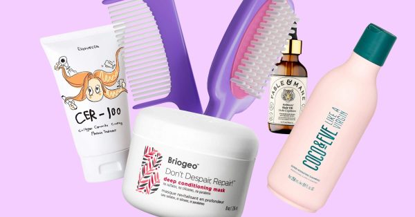 Damaged hair care products